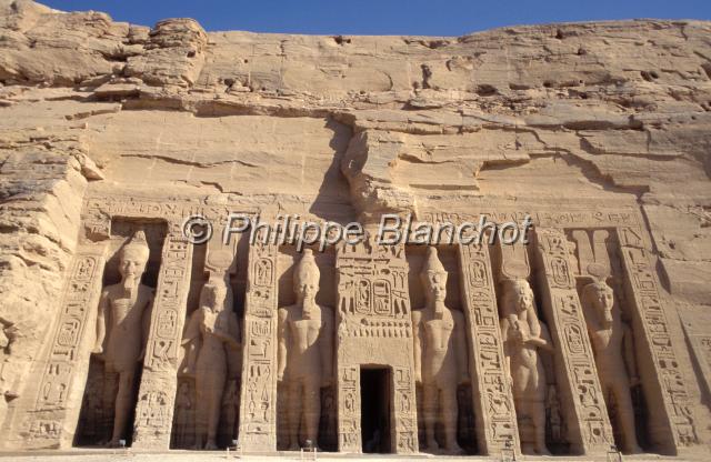 egypte 24.JPG - Petit Temple (Temple de Néfertari)Abou Simbel, Egypte